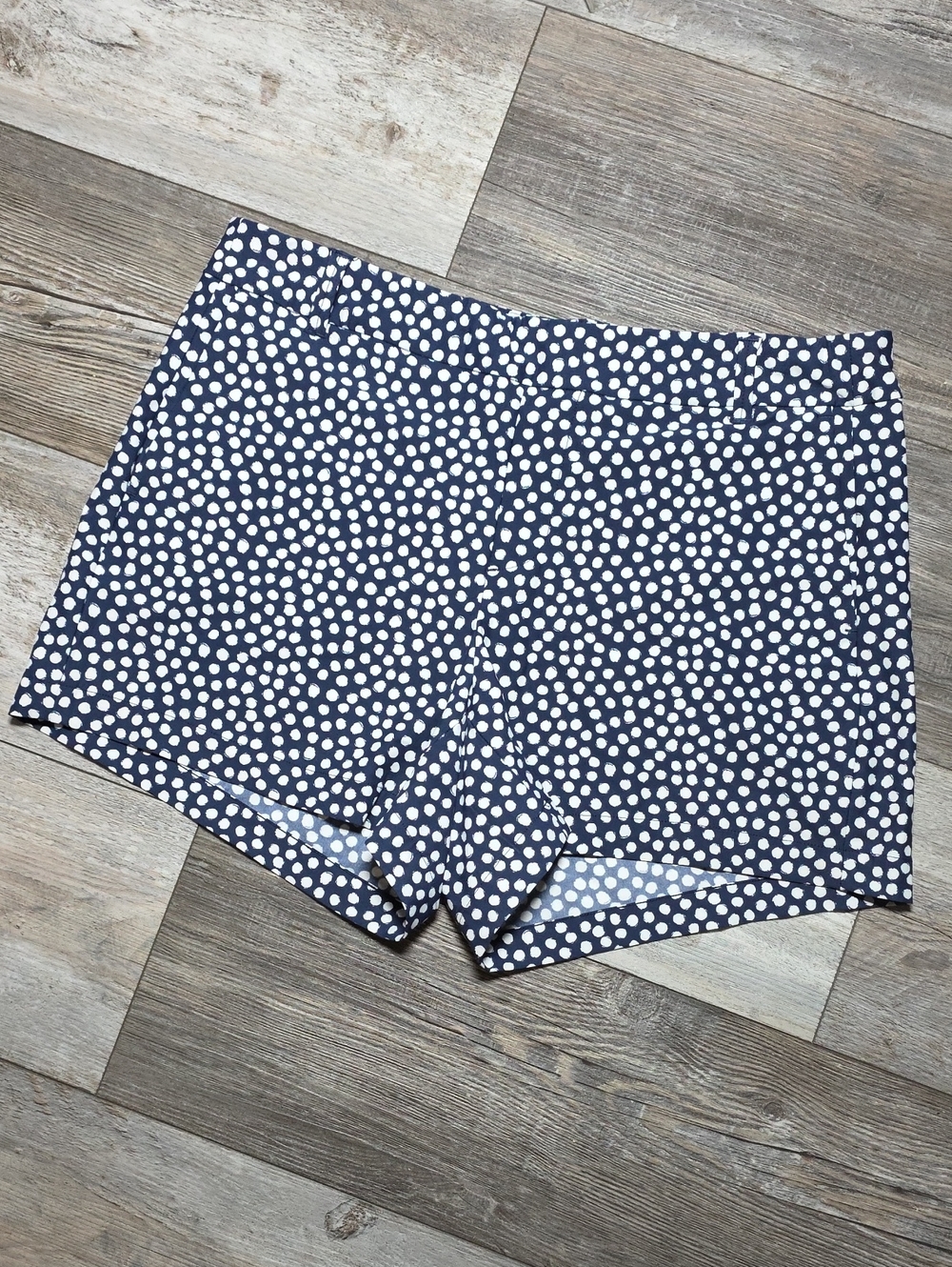 Spanx Sunshine Painted Polka-Dot Athletic Shorts Size Lg